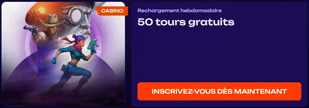 50 free spins chaque semaine – Promotion casino hebdomadaire X3bet