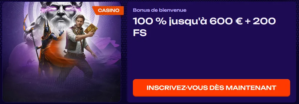Bonus casino X3bet – 100% jusqu'à 600 € + 200 tours gratuits de bienvenue