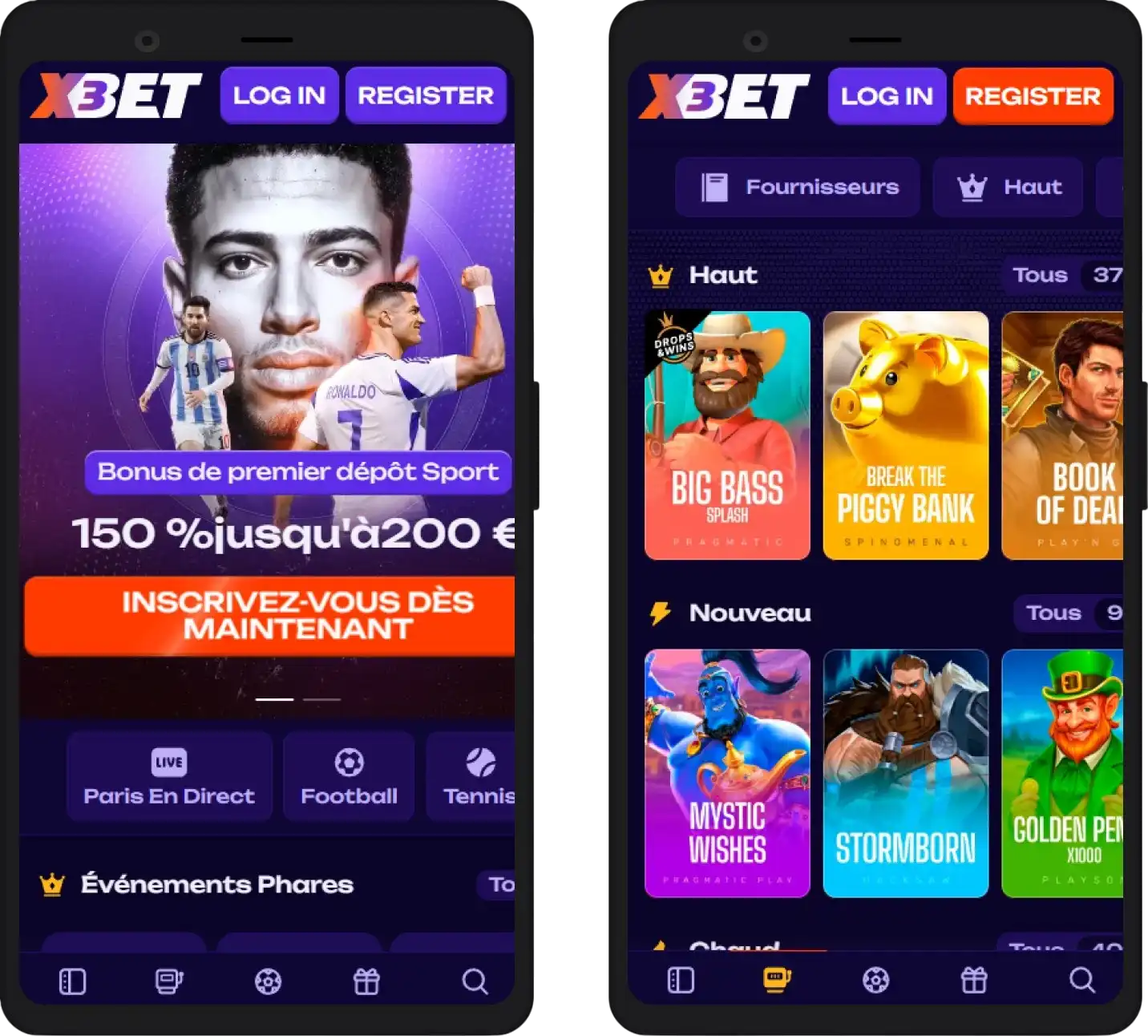 X3bet Casino mobile – Jouez aux slots et paris sportifs sur smartphone